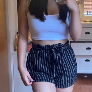 hollister striped shorts